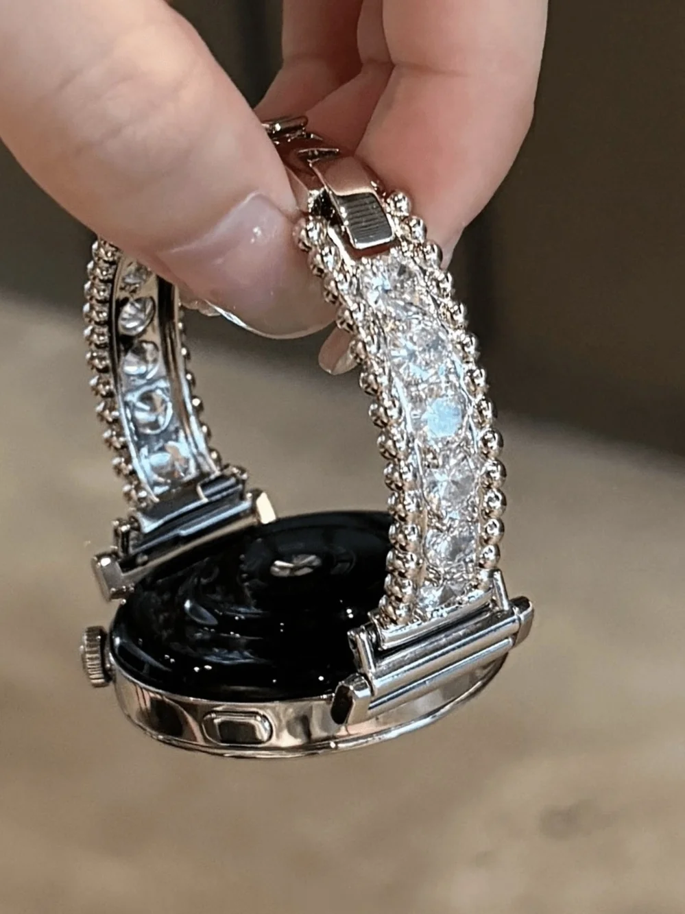 Smartwatch Band Crystal Silver  Bracelet for Smartwatch
